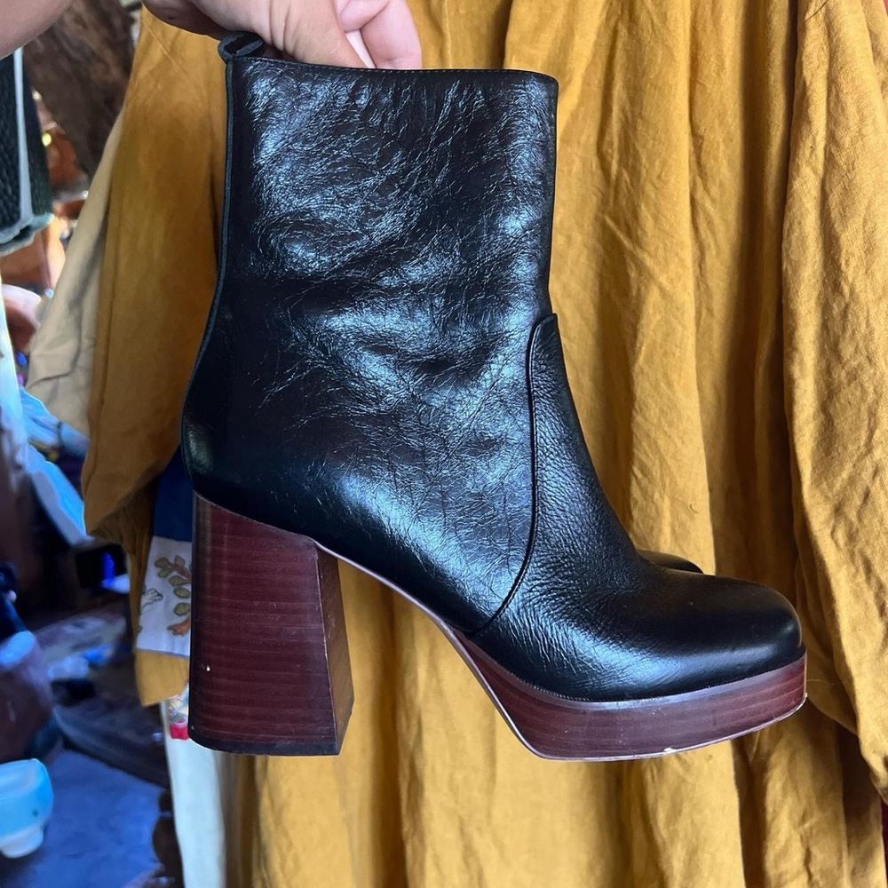 Marc Fisher Floria Square Toe Bootie 
Ankle Boots